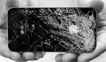 iPhone4发生爆炸。林云龙 摄