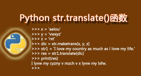 Python translate()函数