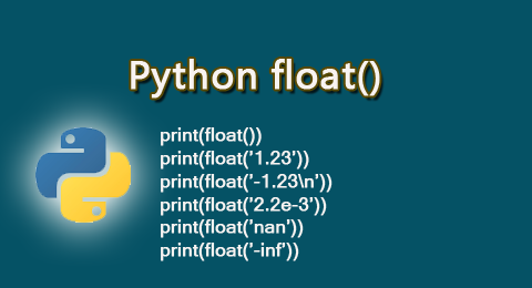 Python float()函数的使用