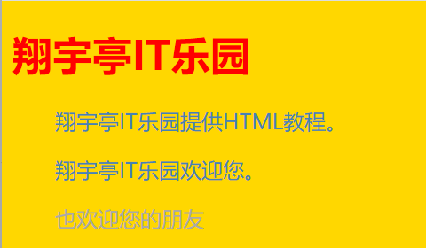 HTML内部样式