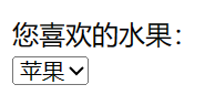 HTML select元素