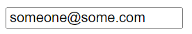 type=email的readonly属性