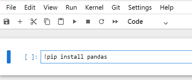 Pandas的安装